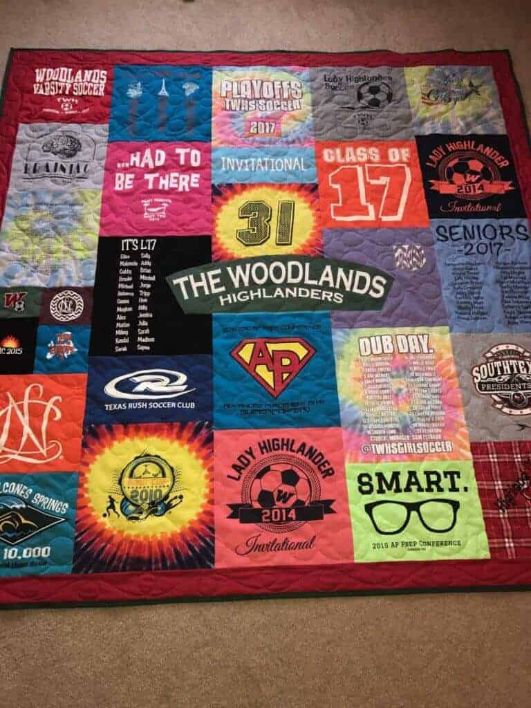 Custom TShirt Quilts 1 Best Custom TShirt Quilts