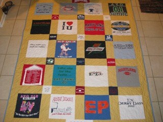 T-Shirt Quilt #1 Best T-Shirt Memory Quilts