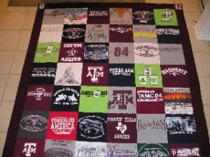 T-Shirt Quilt Company Reviews and Testimonials - T-Shirt Memory Quilts - Houston, TX