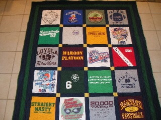 T-Shirt Quilt #1 Best T-Shirt Memory Quilts