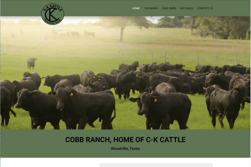 Cobb Ranch, Home of C-K Cattle by T-Shirt Memory Quilts