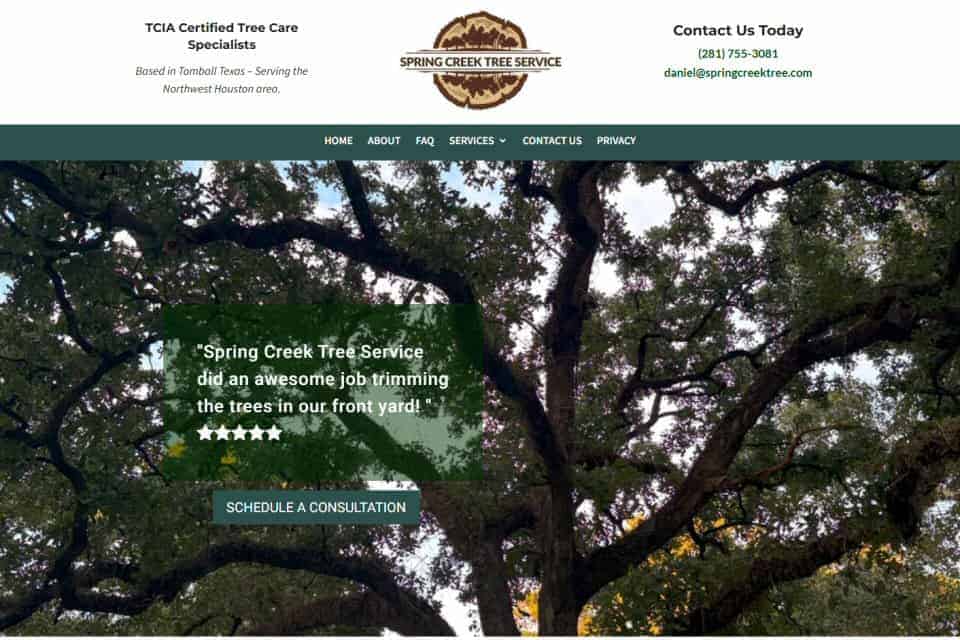 Spring Creek Tree Service by T-Shirt Memory Quilts